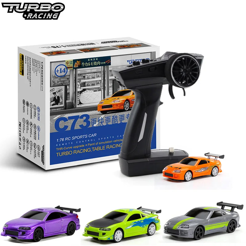 Turbo Racing Drift Remote Control Car With Gyro Radio Full Proportional RC Toys