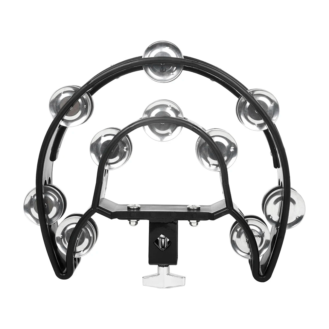 Drum Circle Double Row Rattle Drum Rings Tambourine