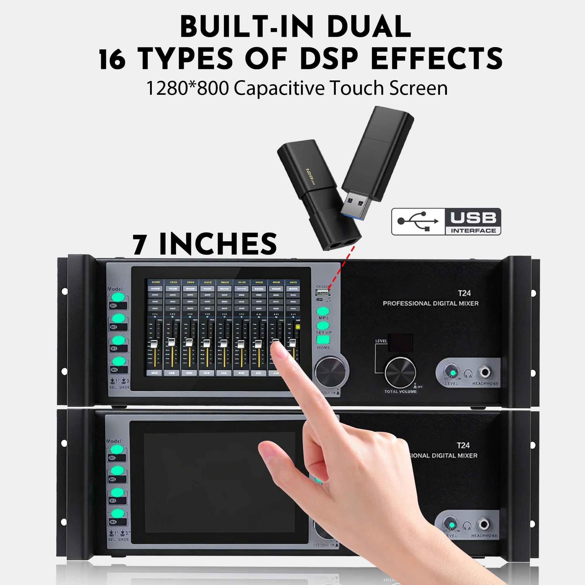 Paulkitson T24 Digital Mixer Driverrack Mixing 24channel