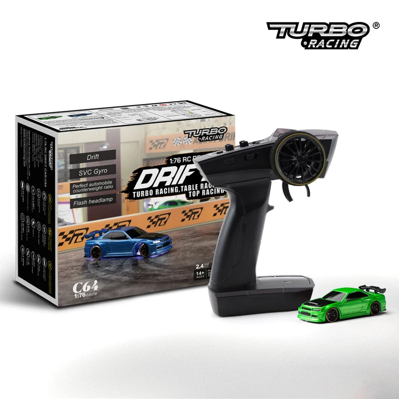 Turbo Racing Drift Remote Control Car With Gyro Radio Full Proportional RC Toys