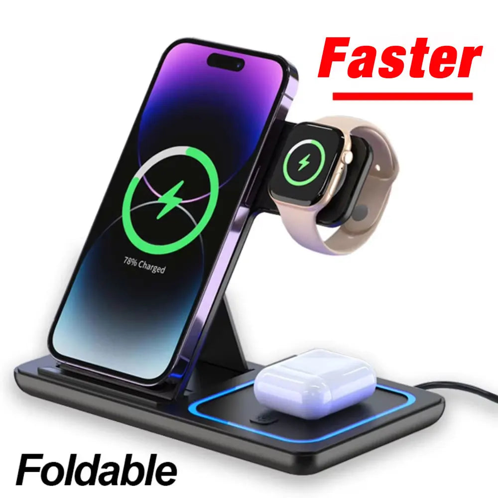 3 in 1 Foldable Wireless Charger