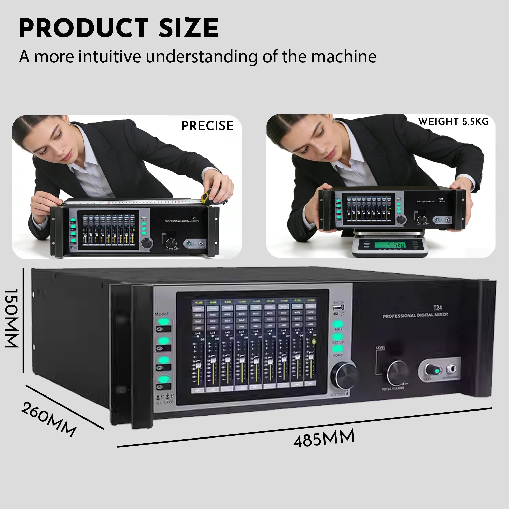 Paulkitson T24 Digital Mixer Driverrack Mixing 24channel