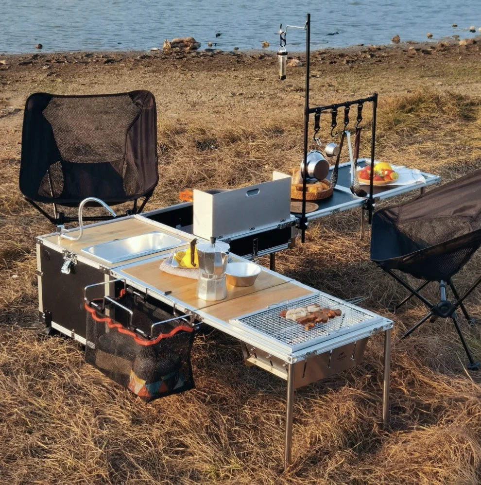 Outdoor Camping Portable Mobile Kitchenette