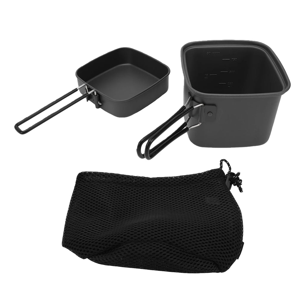 Camping Pots Foldable Outdoor Camping Cookwares Set