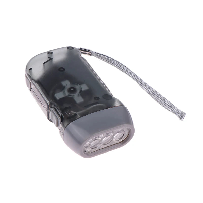 Hand Pressing Wind Up Mini Flashlight
