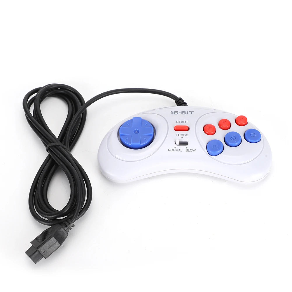 16Bit 9-Pin Mini Handheld Game Console Ergonomic Gaming Controller