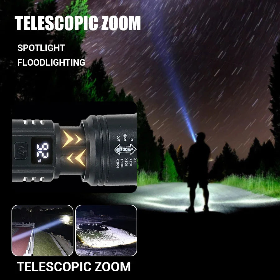 High Powerful Led Flashlights 2000LM