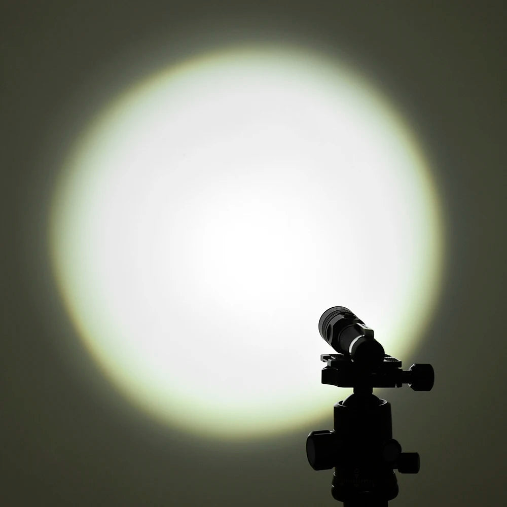 Rechargeable Aluminium Alloy Flashlight Zoomable