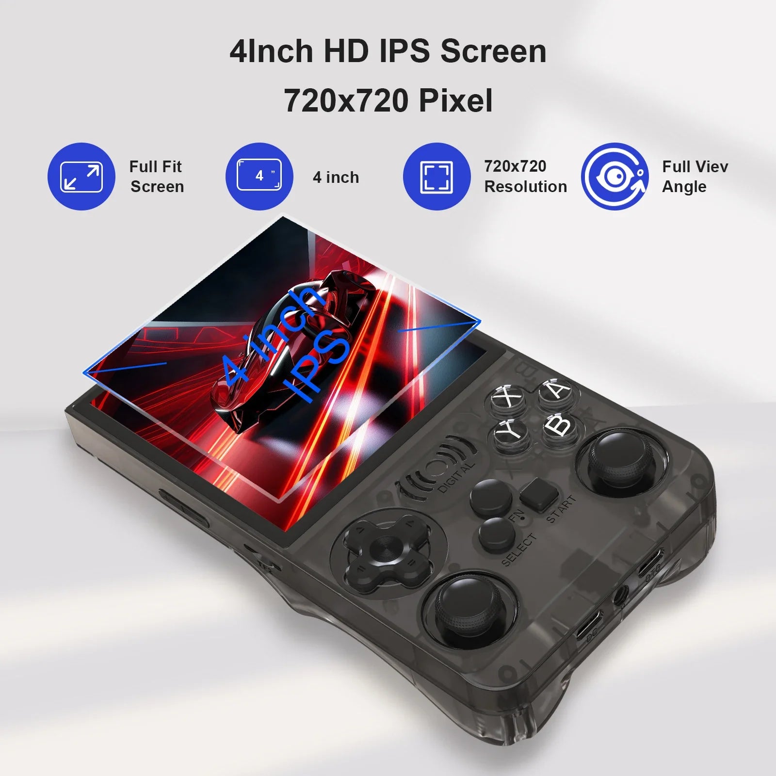 GAMINJA ANS13 Retro Handheld Video Game Console 15000+ Games