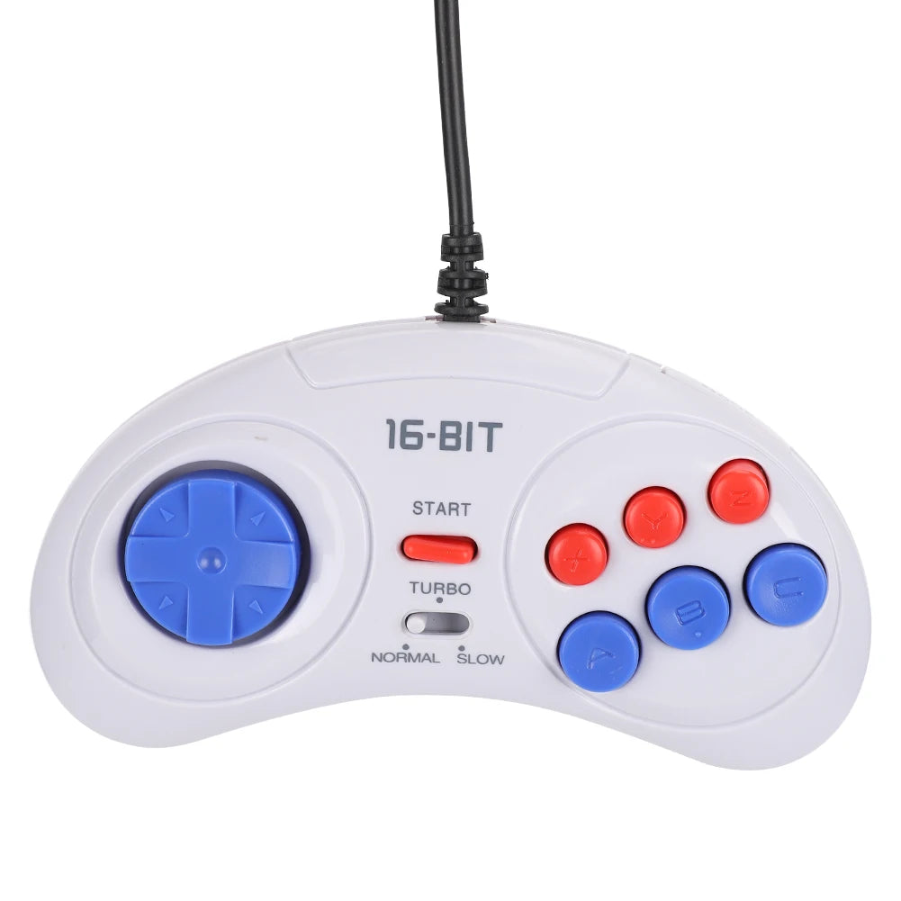 16Bit 9-Pin Mini Handheld Game Console Ergonomic Gaming Controller