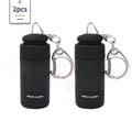 Led micro USB rechargeable keychain flashlight