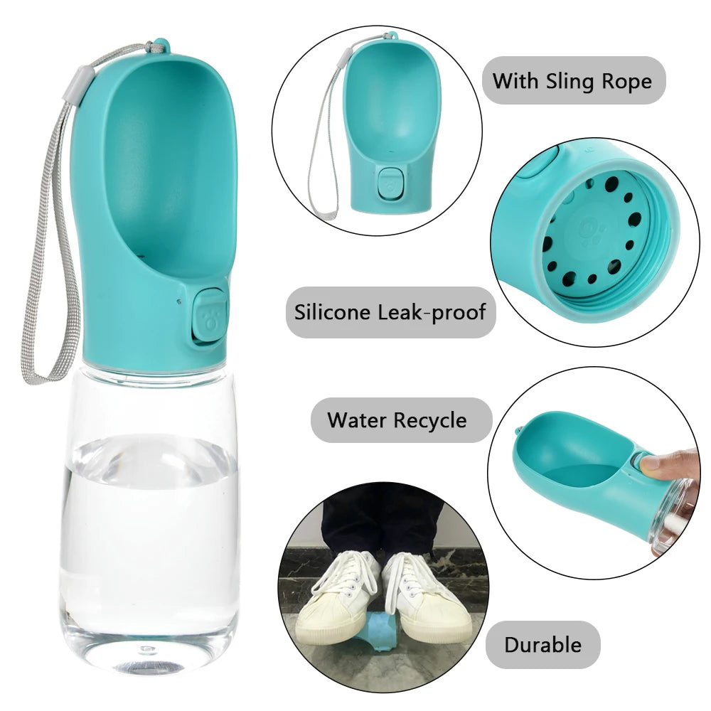 550ml Potable Dog Water Bottle