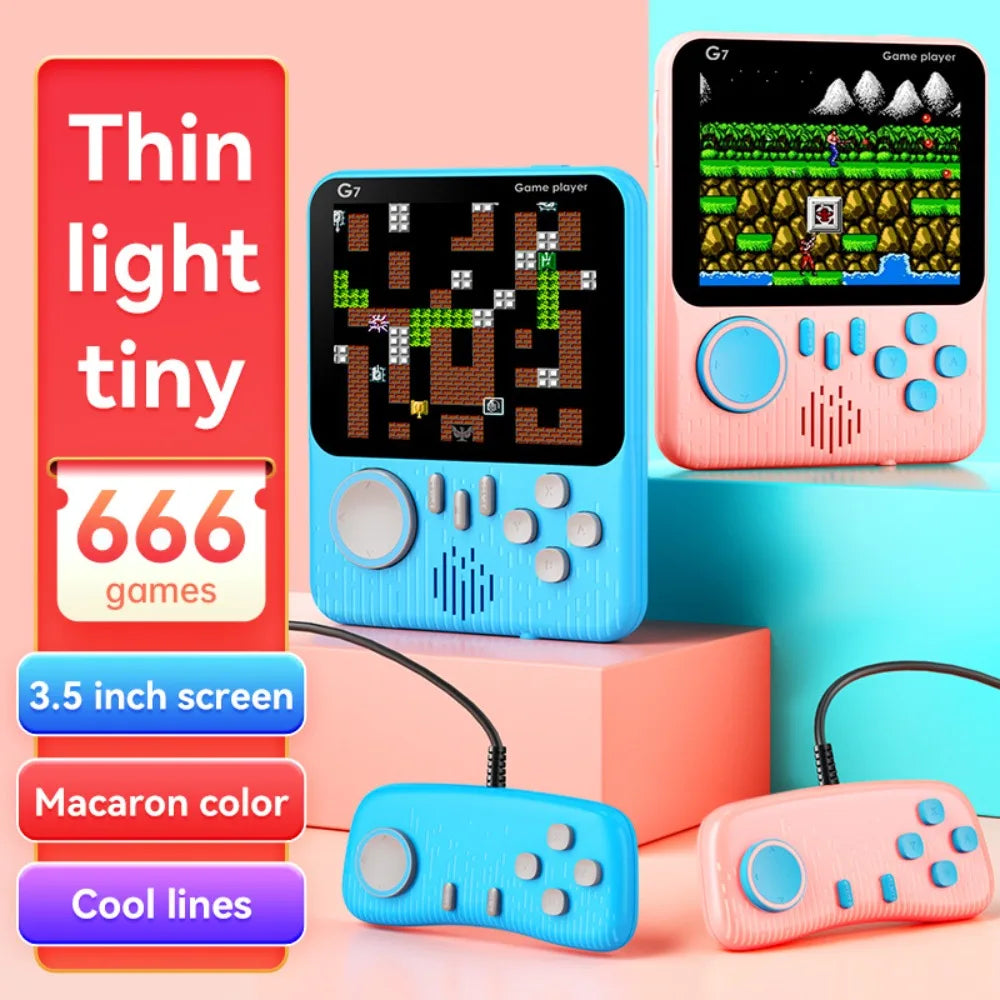 G7 Retro Handheld Game Console, 3.5-Inch LCD