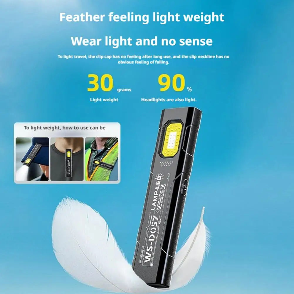Outdoor LED Flashlight 550Lm Mini Pocket Lantern